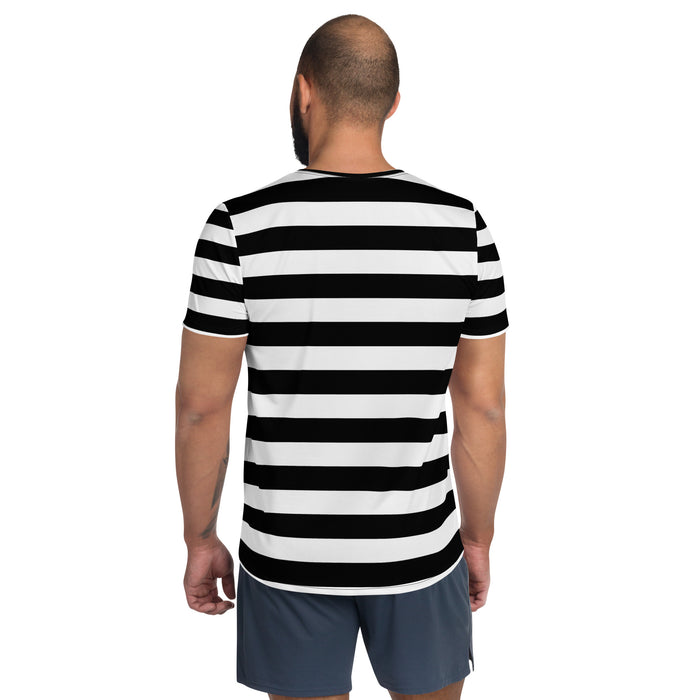 Georgia Inmate All-Over Print Men's Athletic T-shirt