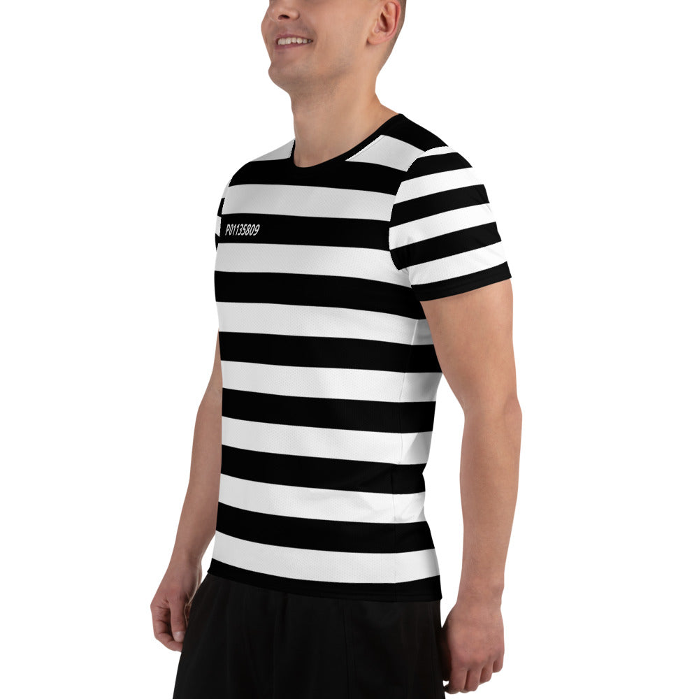 Fulton County Inmate All-Over Print Men's Athletic T-shirt