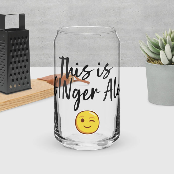 This is GINger Ale Can-shaped Glass