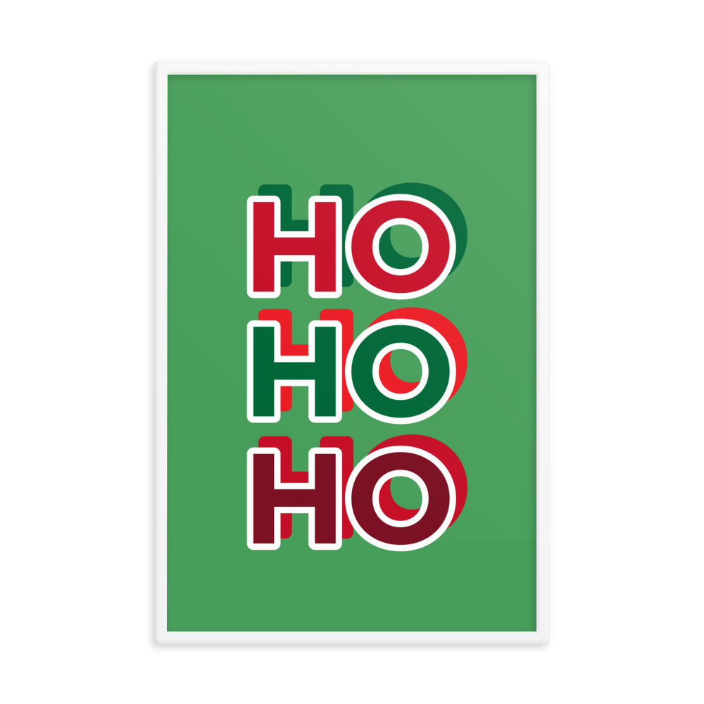 Ho Ho Ho Framed Poster