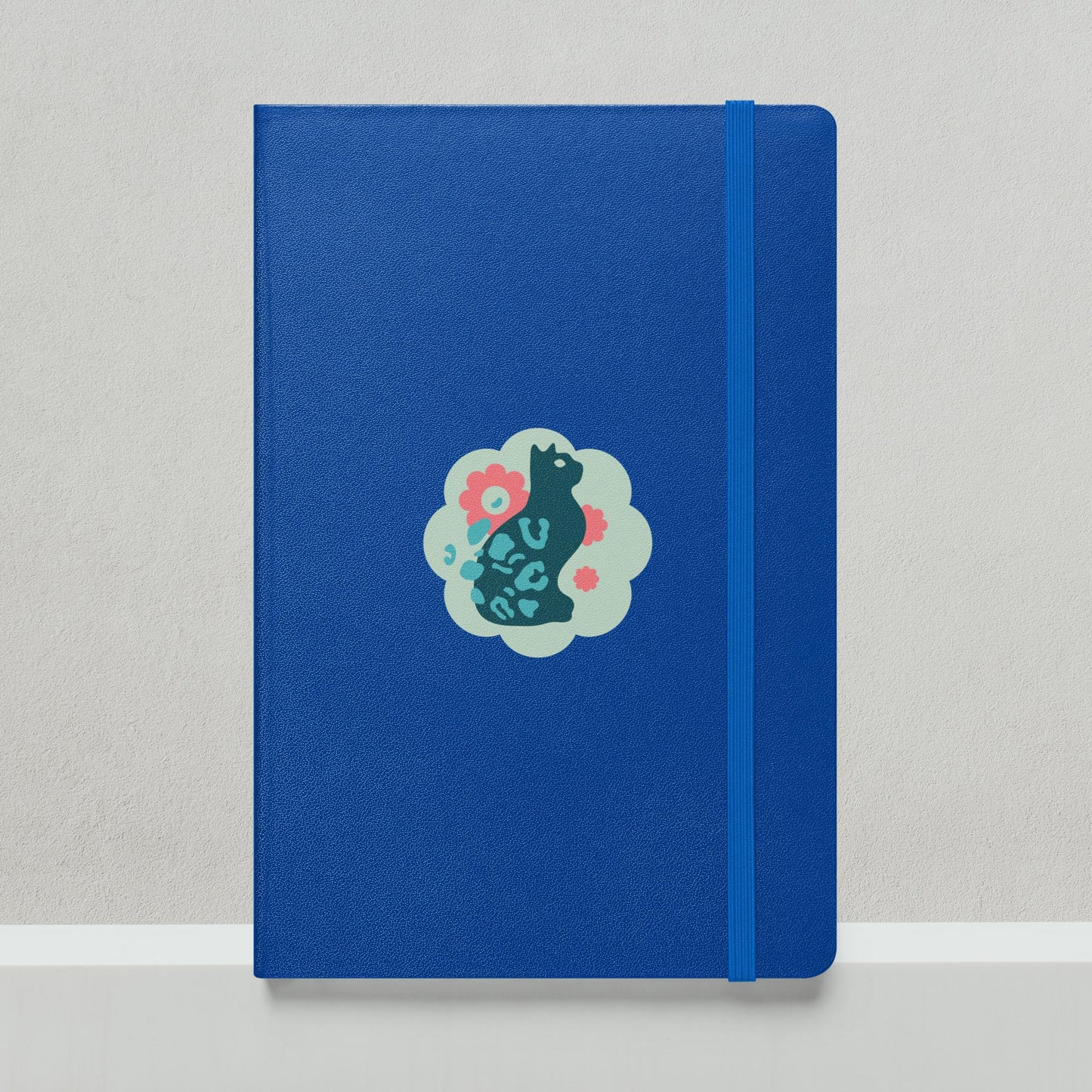 Blue Cat Hardcover Bound Notebook
