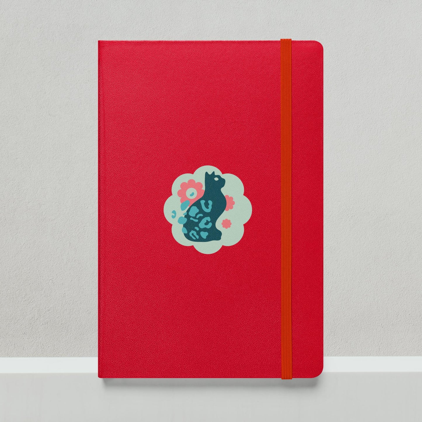 Blue Cat Hardcover Bound Notebook