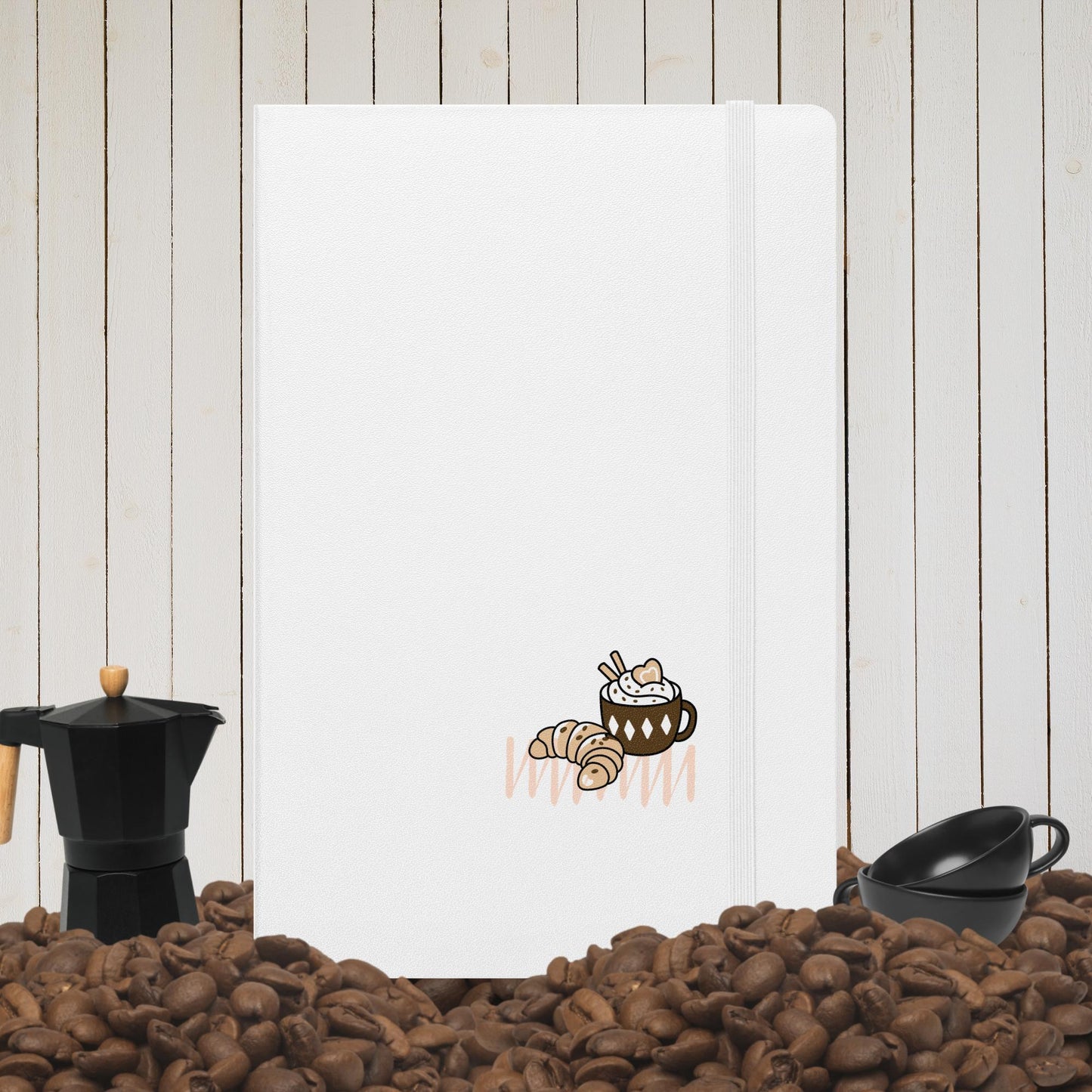 Coffee Time Hardcover Bound Notebook