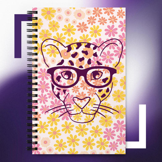 Learning Leopard Spiral Notebook