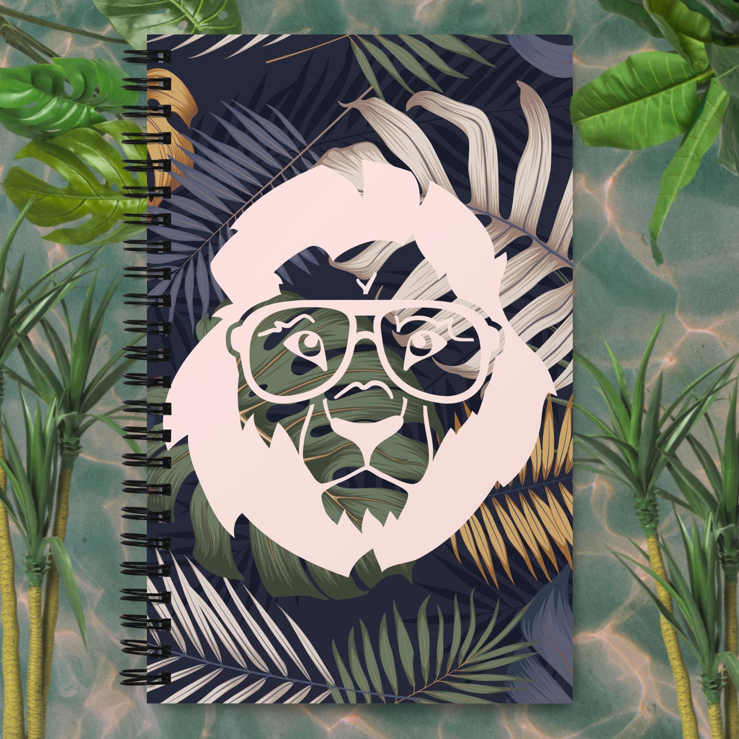 Learnin' Lion Spiral notebook