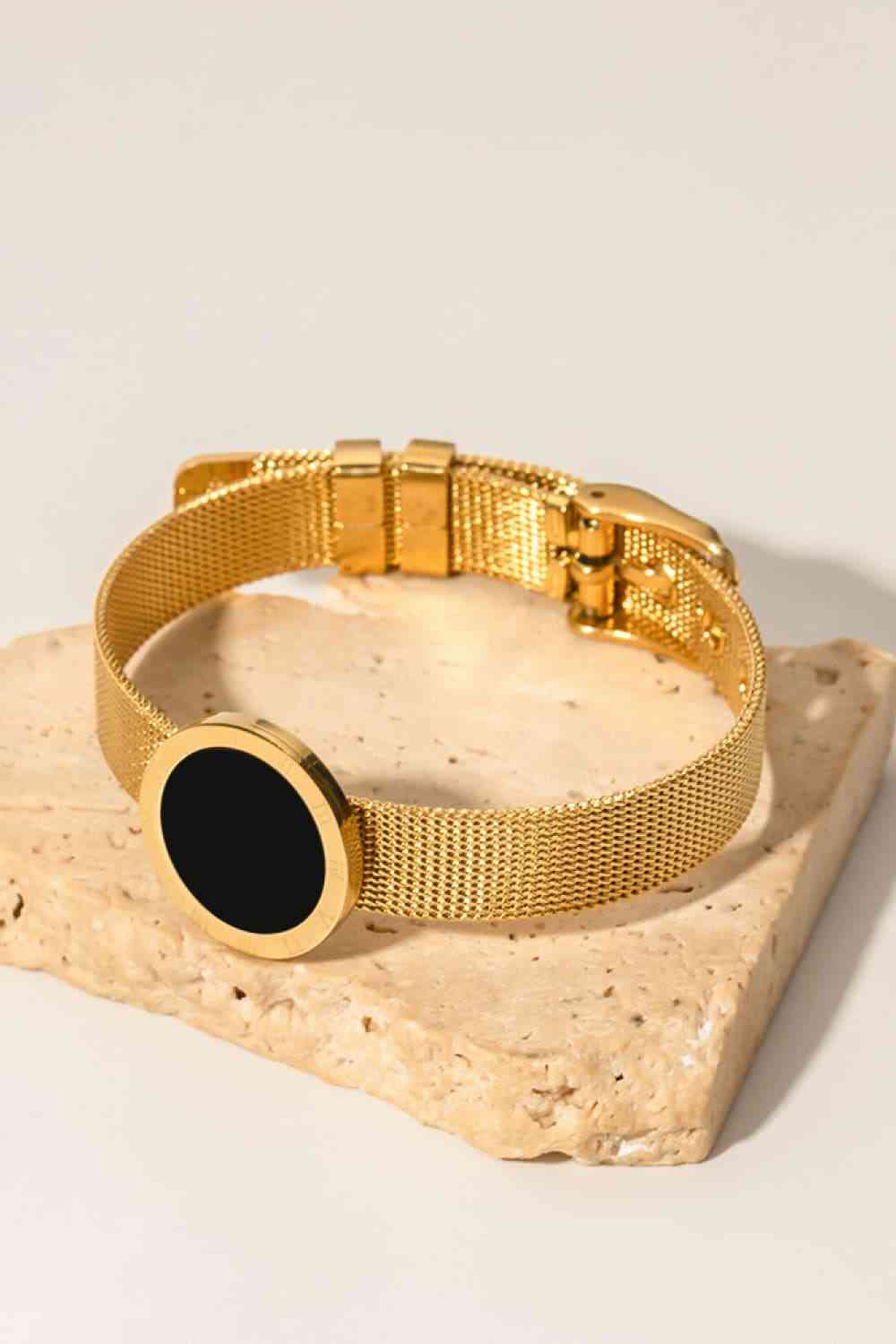 18K Gold-Plated Belt Bracelet