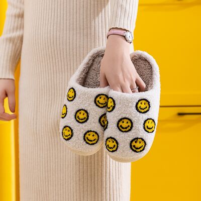 Melody Multi Smiley Face Slippers
