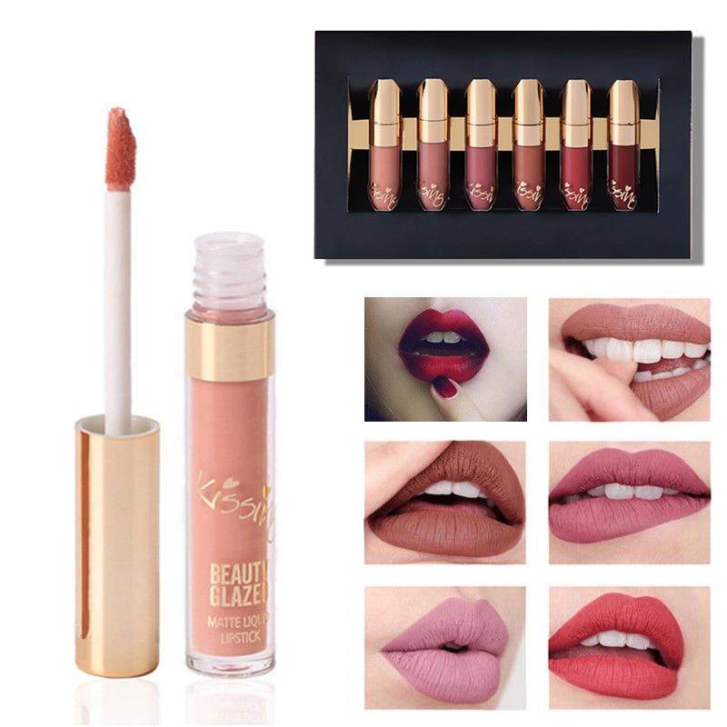BEAUTY GLAZED 6pc Lip Gloss Set 🏳-Gold Hephaestus-Other