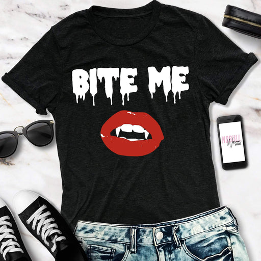BITE ME Halloween Shirt 🏳 | Women's Clothing | bite-me-halloween-shirt-12946375