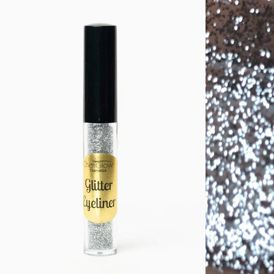Glitter Eyeliner - Silver 🏳 | Makeup | glitter-eyeliner-silver