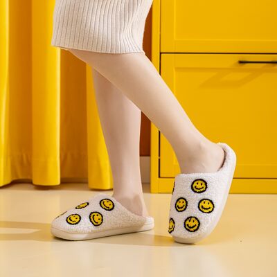 Melody Multi Smiley Face Slippers