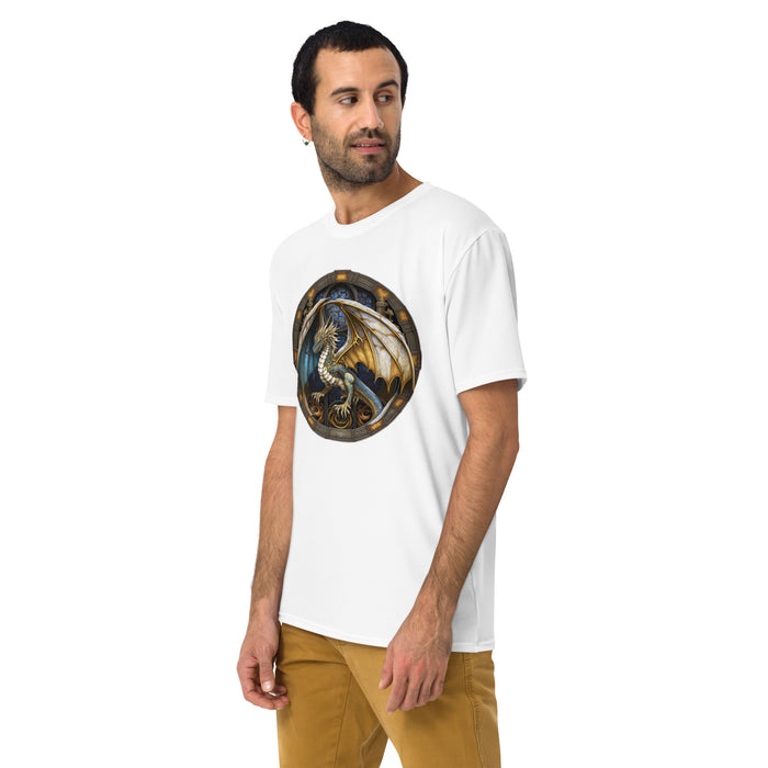 Golden Dragon Stained Glass Men's T-shirt