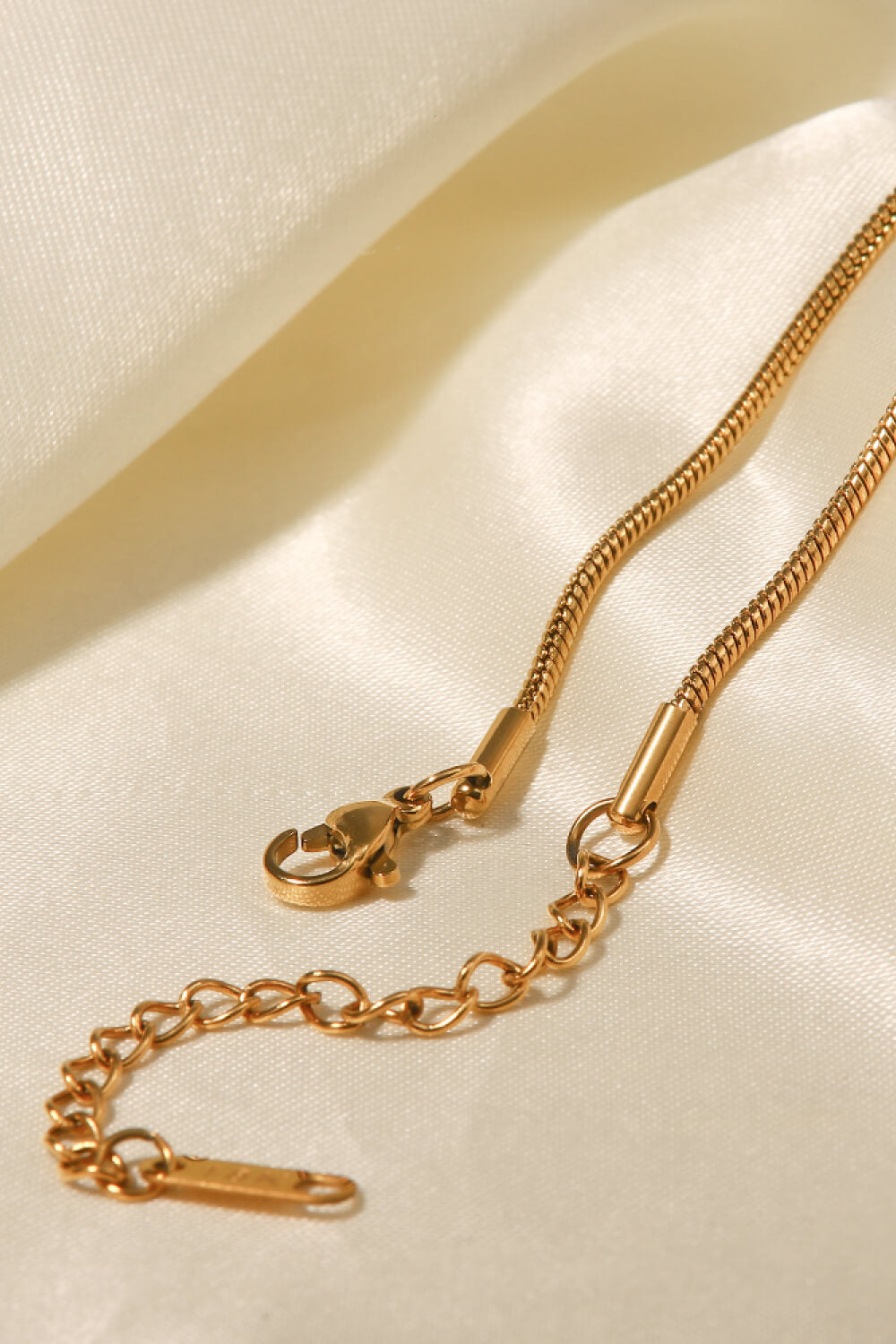 18K Gold-Plated Drop Pendant Necklace