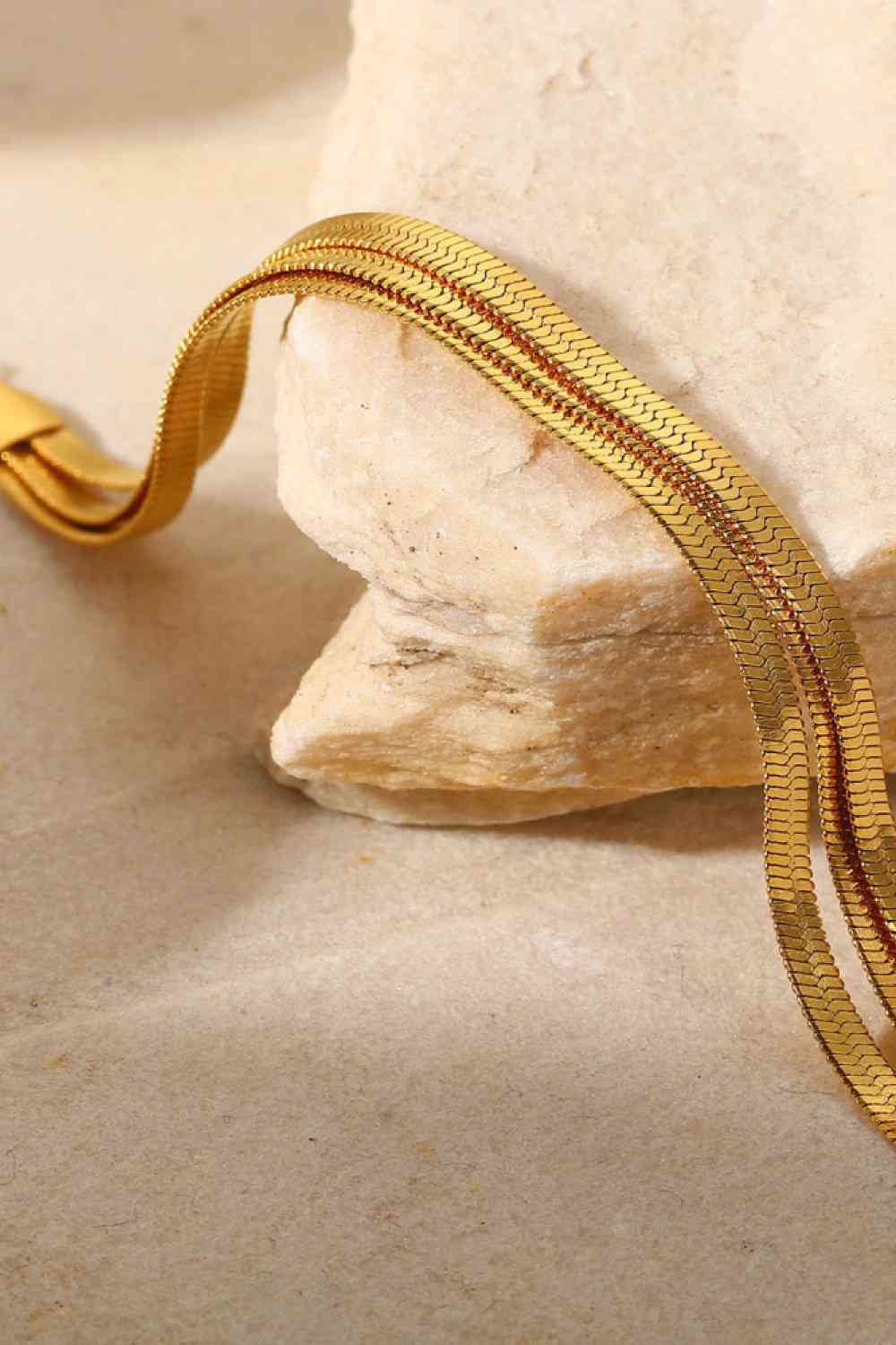 Triple-Layered Snake Chain Bracelet