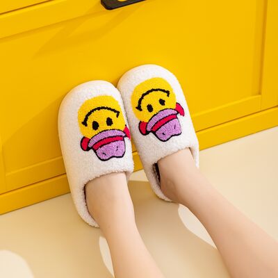 Melody Smiley Cowboy Face Slippers