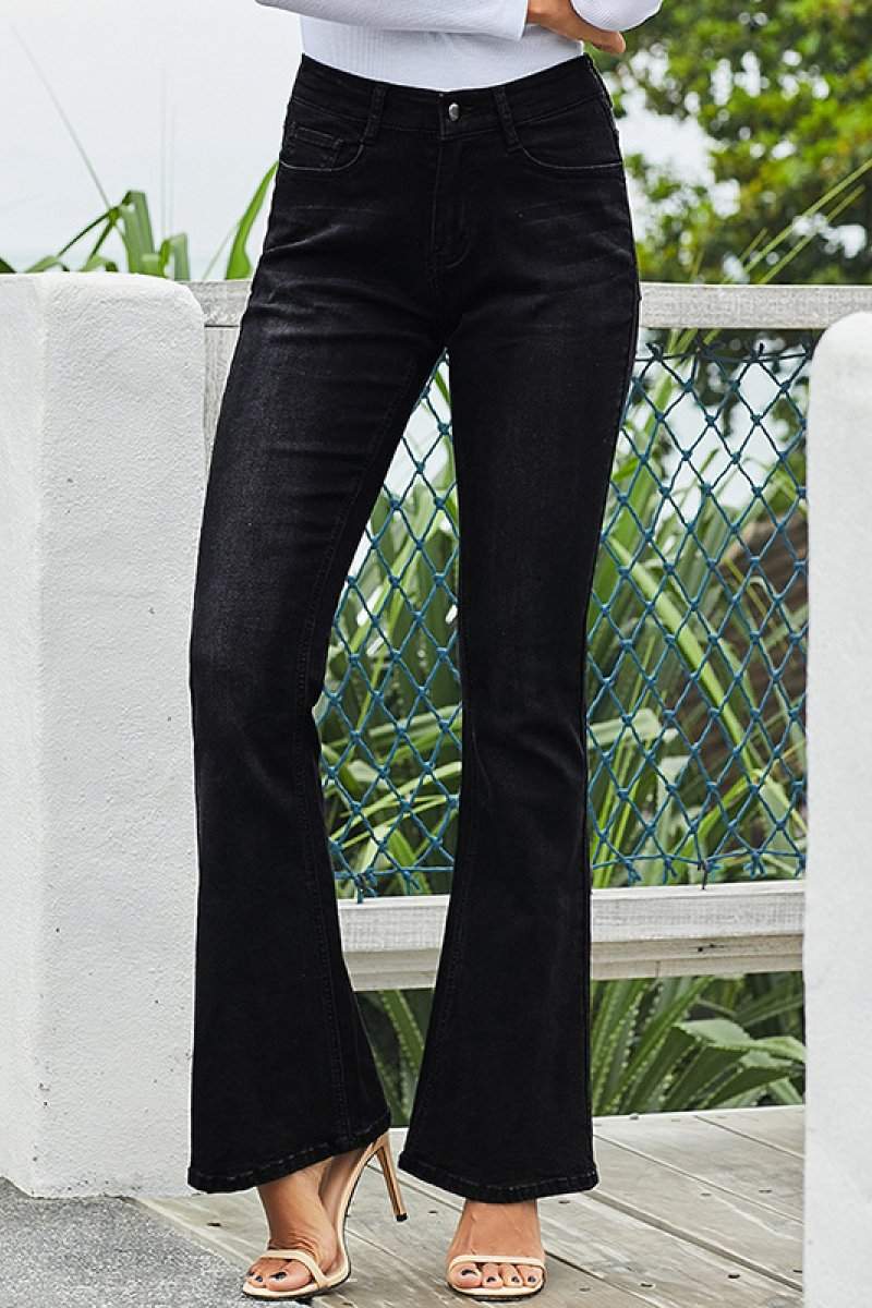 High Rise Flare Skinny Jeans | high-rise-flare-skinny-jeans