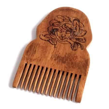 Medusa Wooden Beard Comb 🏳 | Haircare | medusa-wooden-beard-comb-476127523