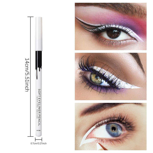 White Soft Eyeliner Pencil 🏢 | white-soft-eyeliner-pencil