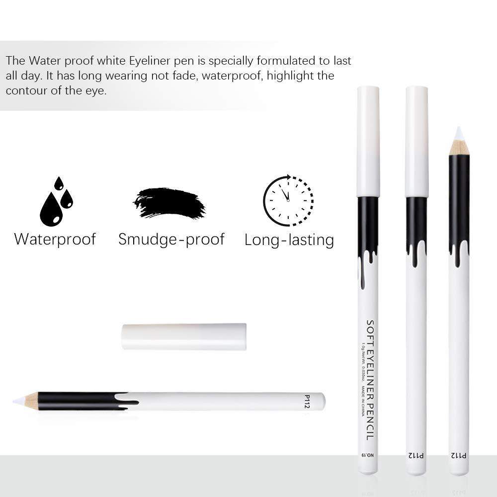 White Soft Eyeliner Pencil 🏢 | white-soft-eyeliner-pencil